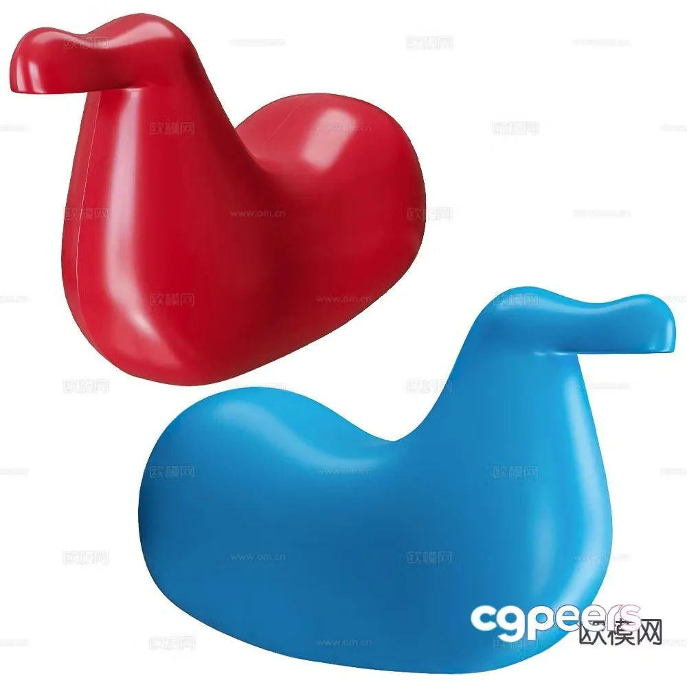 Magis children’s chair cartoon chair 3d model