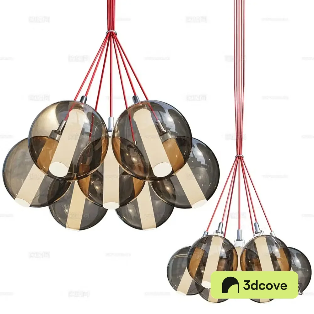 Cangini Tucci glass chandelier
