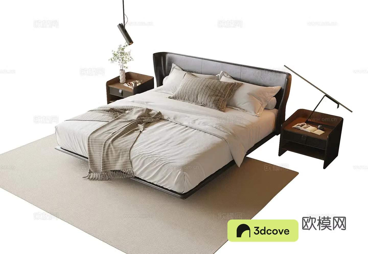Modern double bed