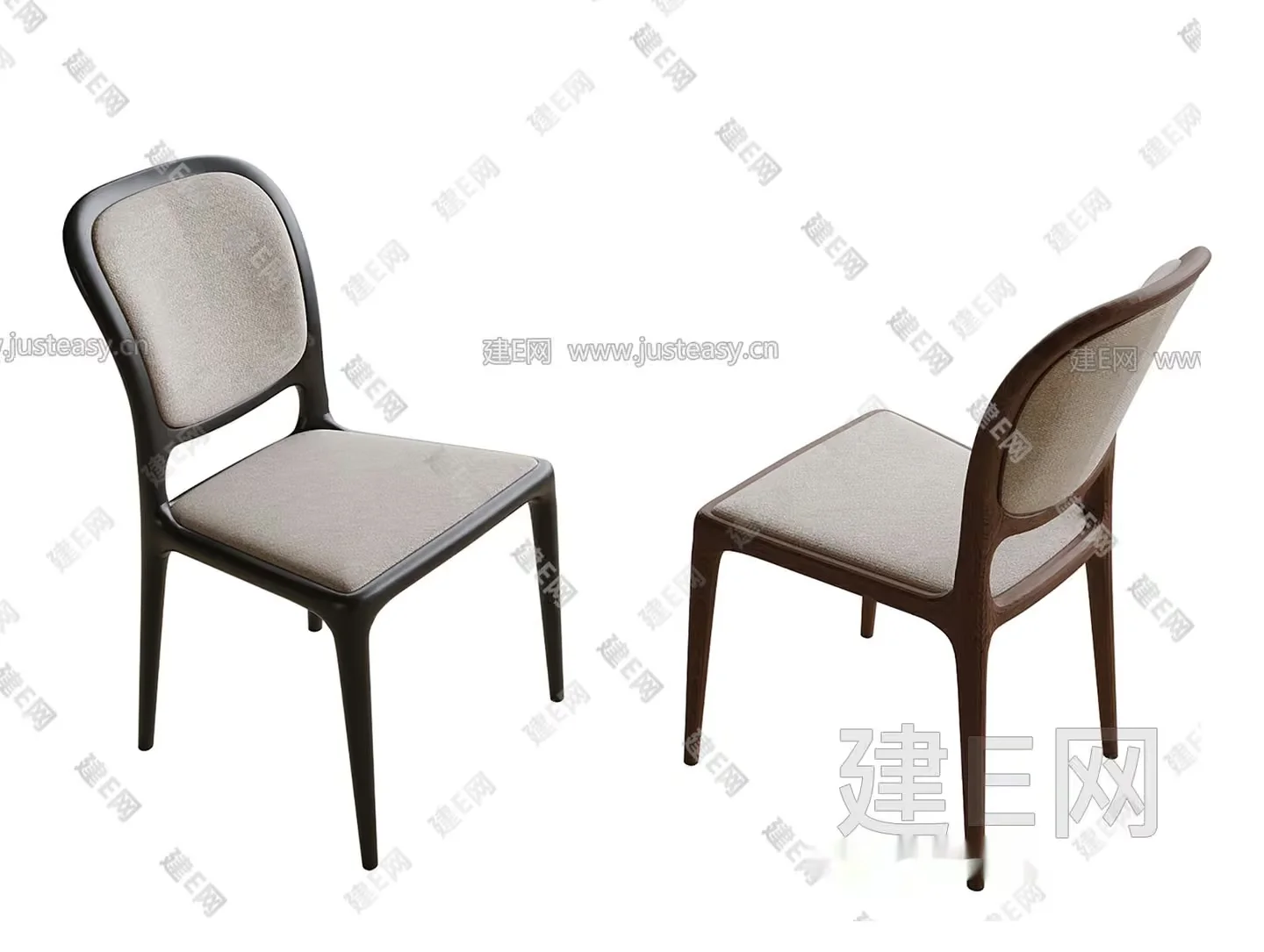 Wooden Dining Chair 3D Model – 7287 – VRAY Render