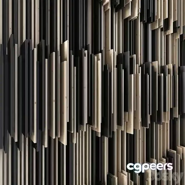 3ds Max Free – Parametric wood panel Strokes