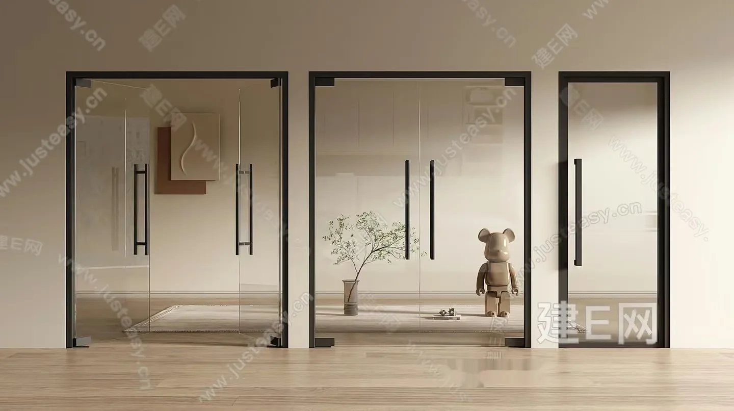 Modern Office Space 3D Model – 20984 – VRAY Render