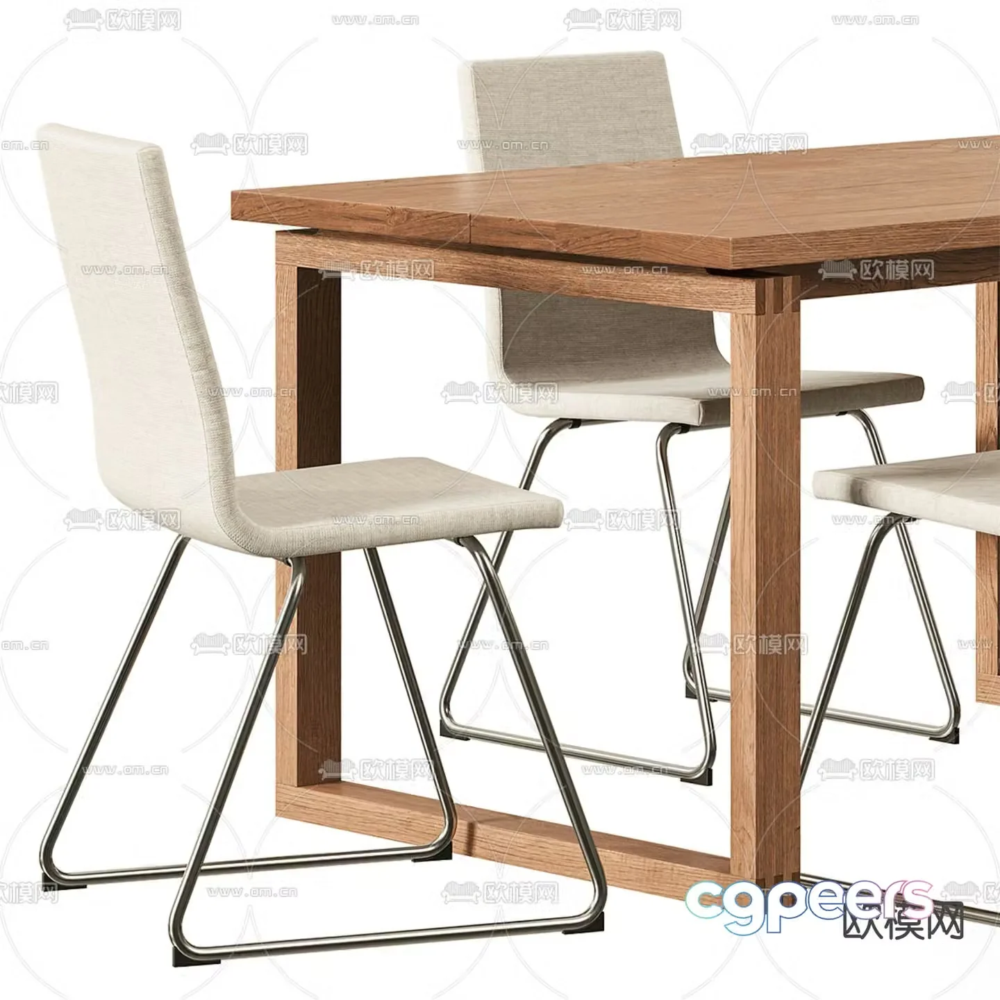 chair dining chair 3d model