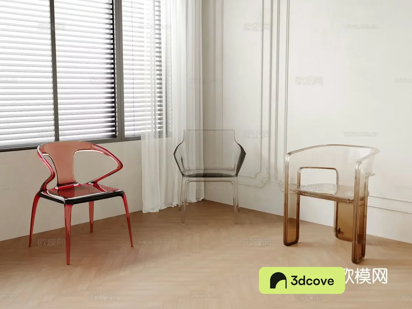 Acrylic single chair dining chair sofa chair