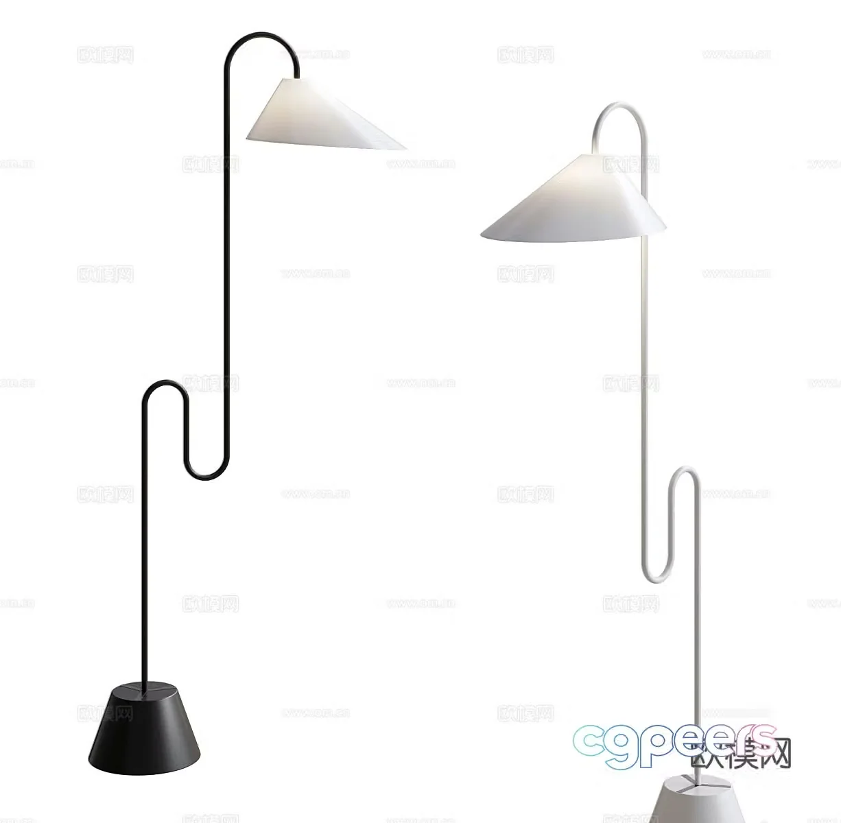 Simple floor lamp Minimalist floor lamp Art floor lamp Outdoor floor lamp Garden floor lamp 3D model