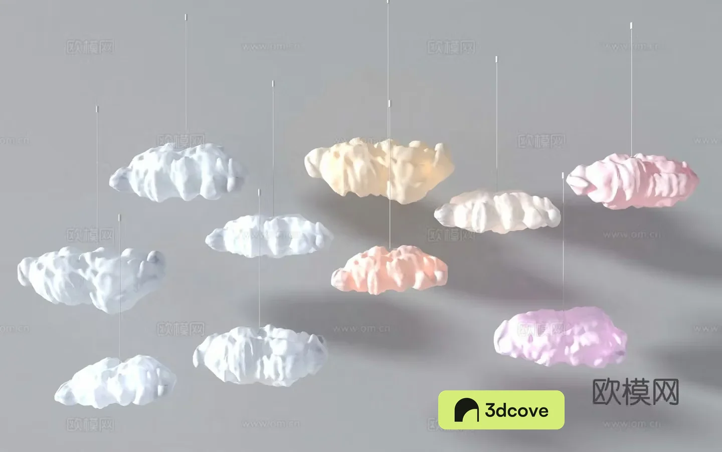 Cloud Chandelier Creative Chandelier Art Chandelier White Cloud Lamp