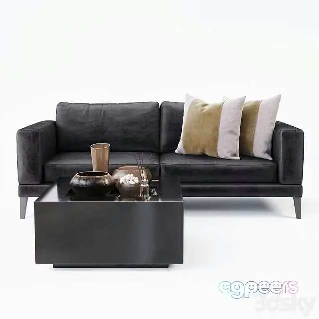 3ds Max Free – THE DARCEY 3 SEAT SOFA