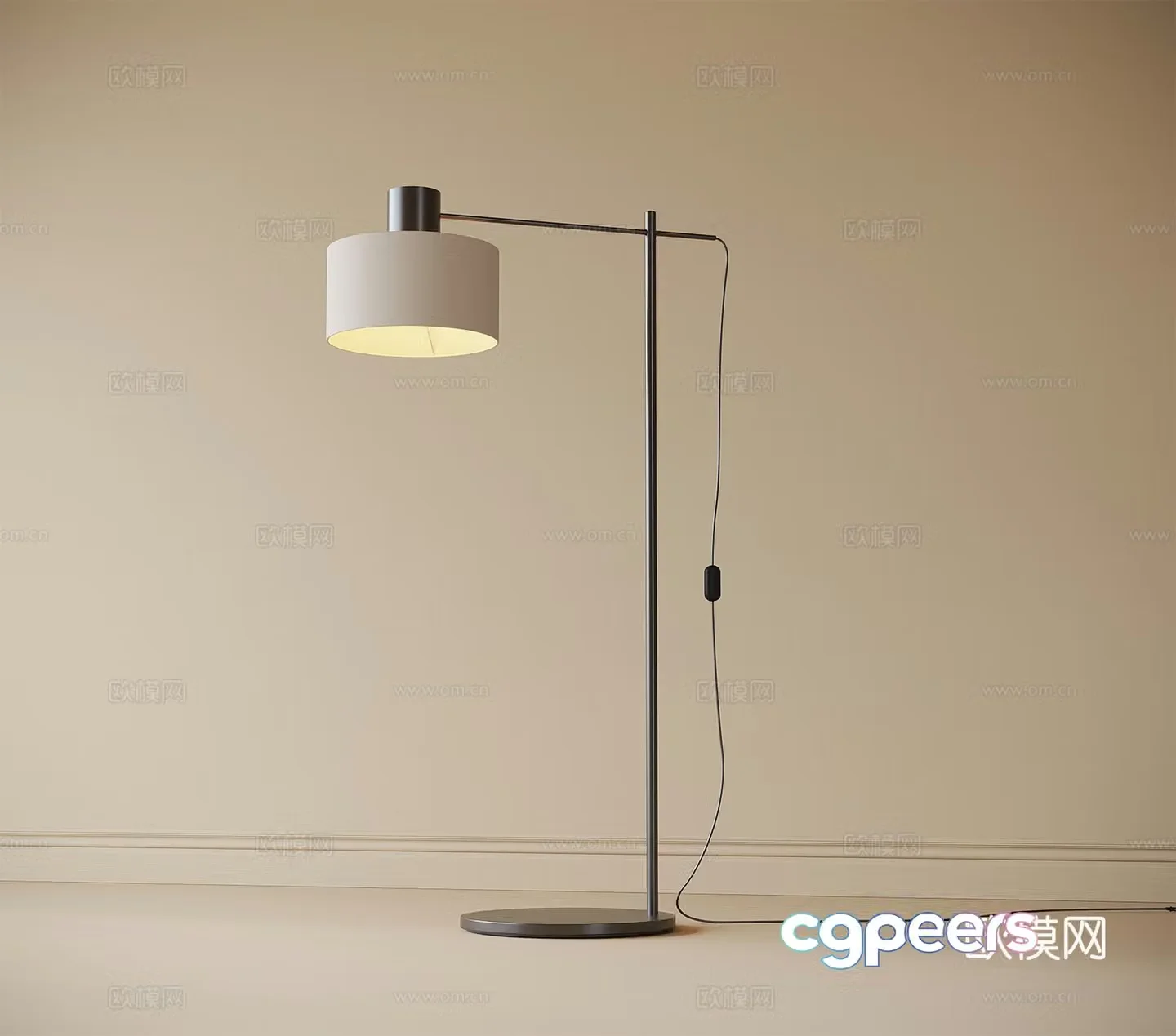 Modern floor lamp 3d model