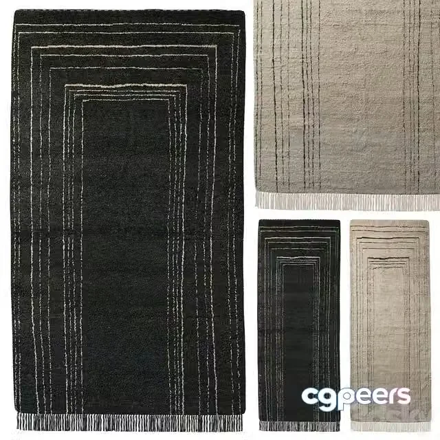 3ds Max Free – 4 Carpets BAXTER – BERBERE – PATTERN B