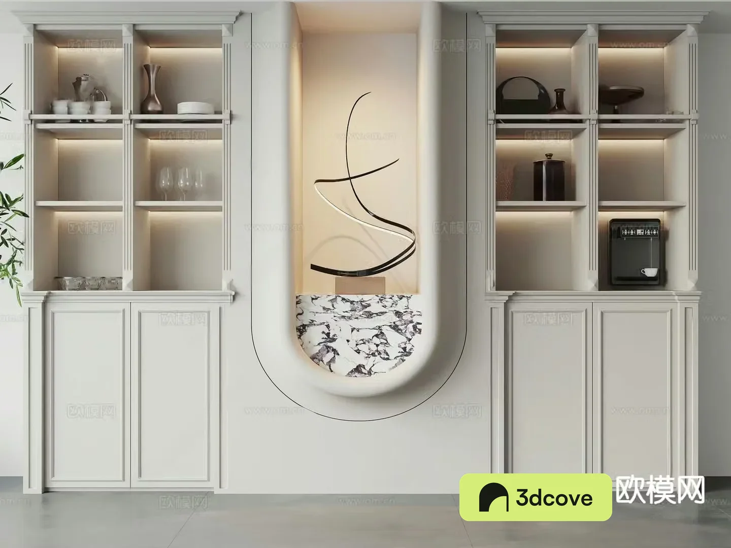 French wine cabinet