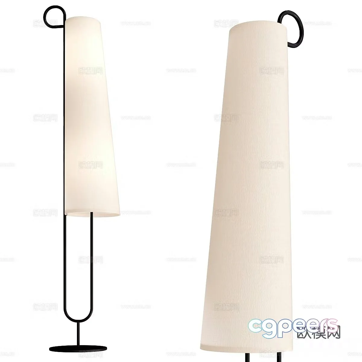 Modern floor lamp 3d model
