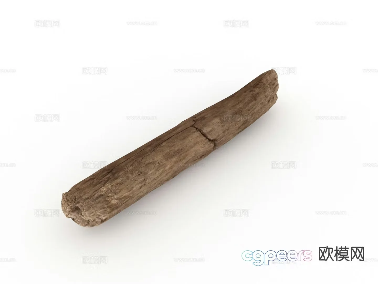 wood stick 3d model