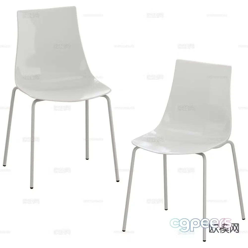 CANCIO dining chair single chair 3d model