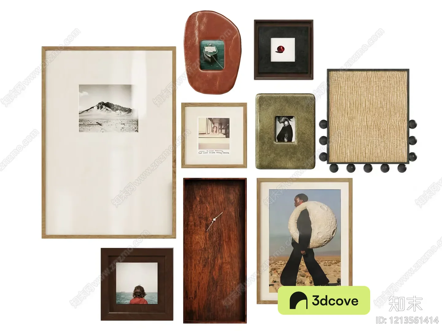 A Collection Of Framed Photos