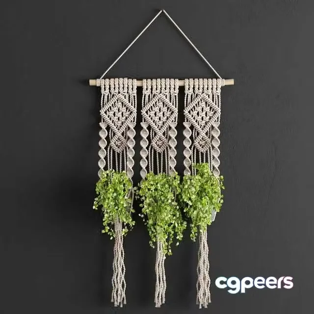 3ds Max Free – Macrame Planter