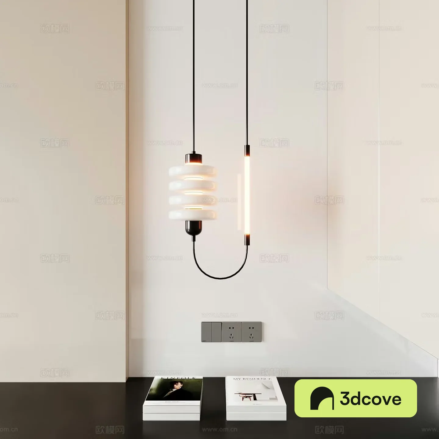 Modern small chandelier