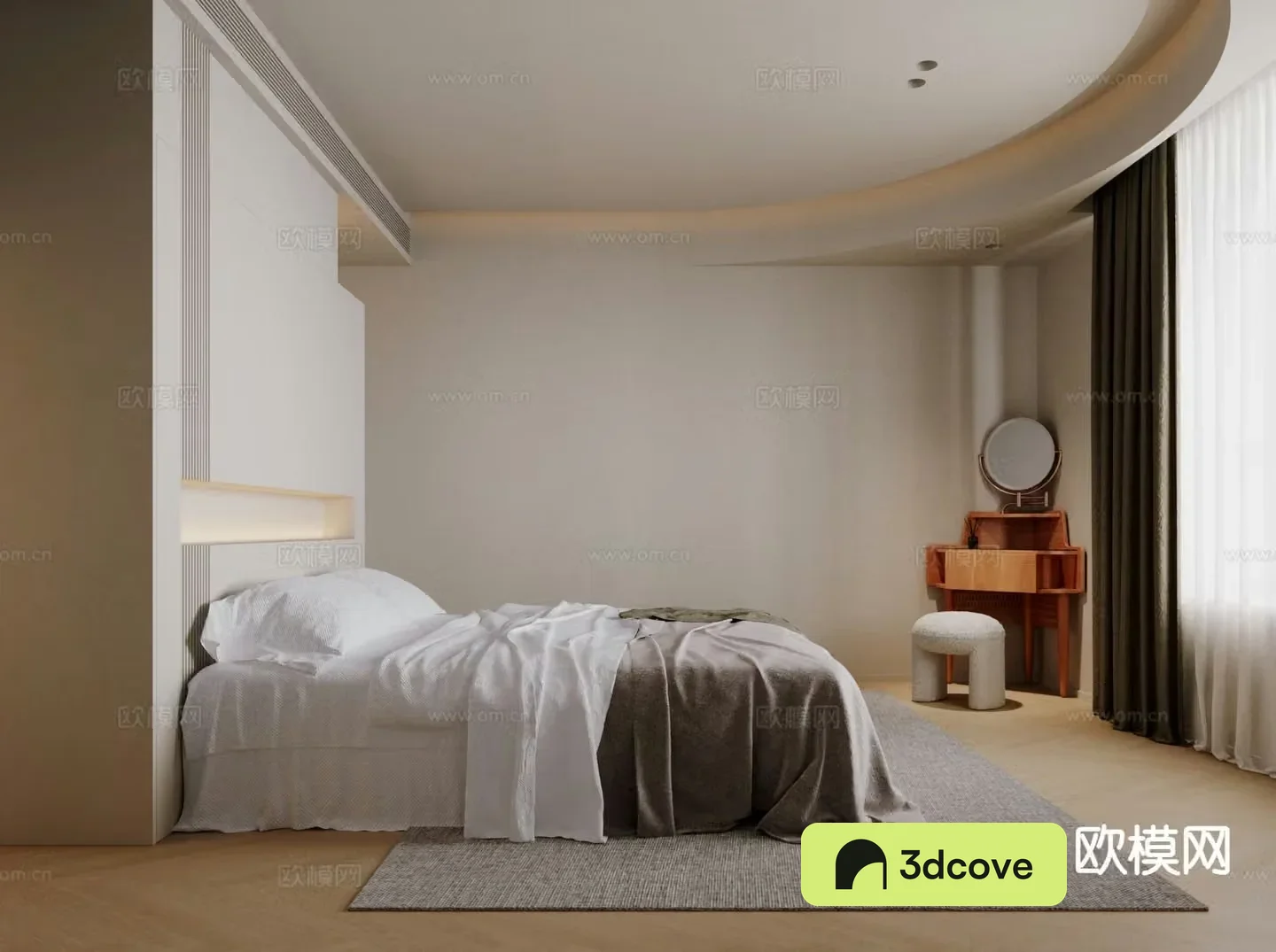 Modern minimalist bedroom master bedroom