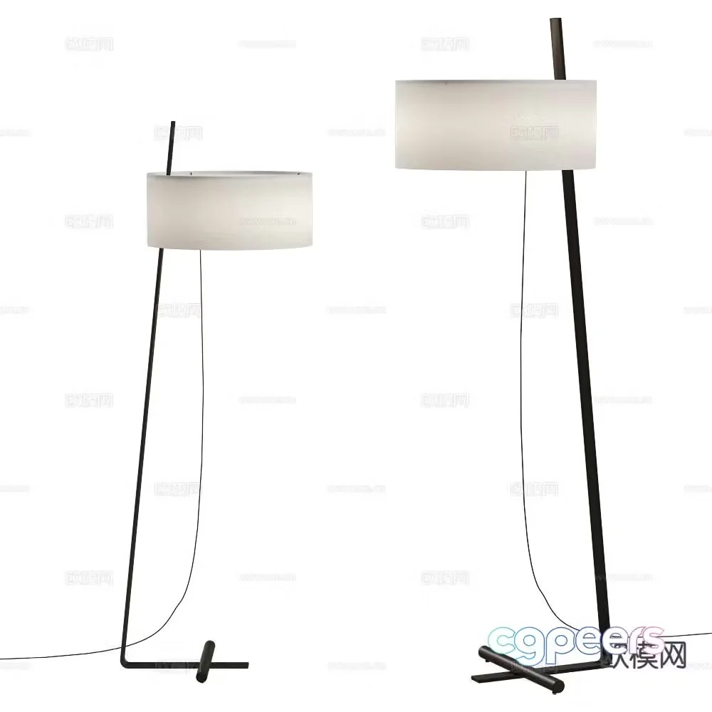 Alma floor lamp 3d model