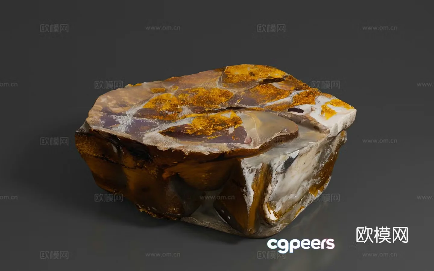Stones Stones Park Landscape Beautiful Props Game Scene 3D Model