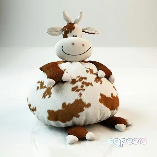 3ds Max Free – Cow toy