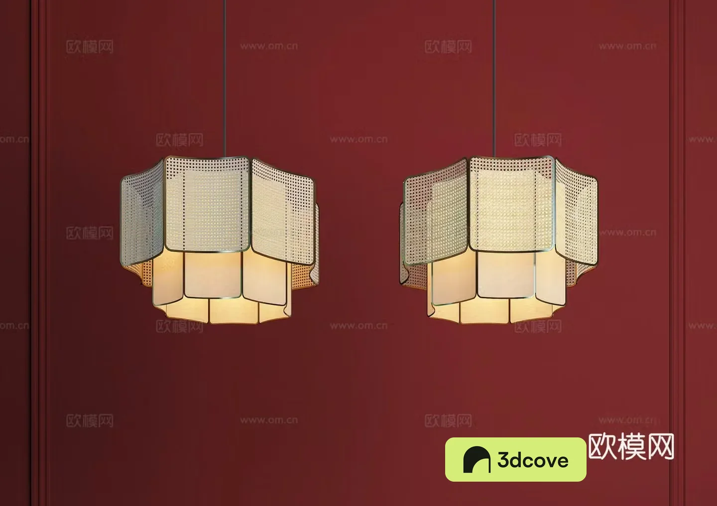 Wasabi Chandelier New Chinese Chandelier Wild Chandelier Zen Chandelier Catering Chandelier Restaurant Chandelier 3D Model
