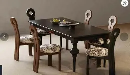 Wooden Dining Table 3D Model – 10005 – VRAY Render
