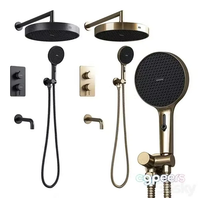 3ds Max Free – Shower set CELL BOHEME