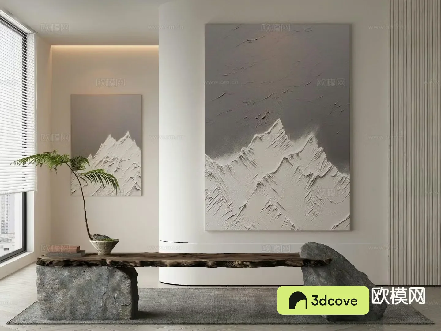 Modern art painting decorative painting