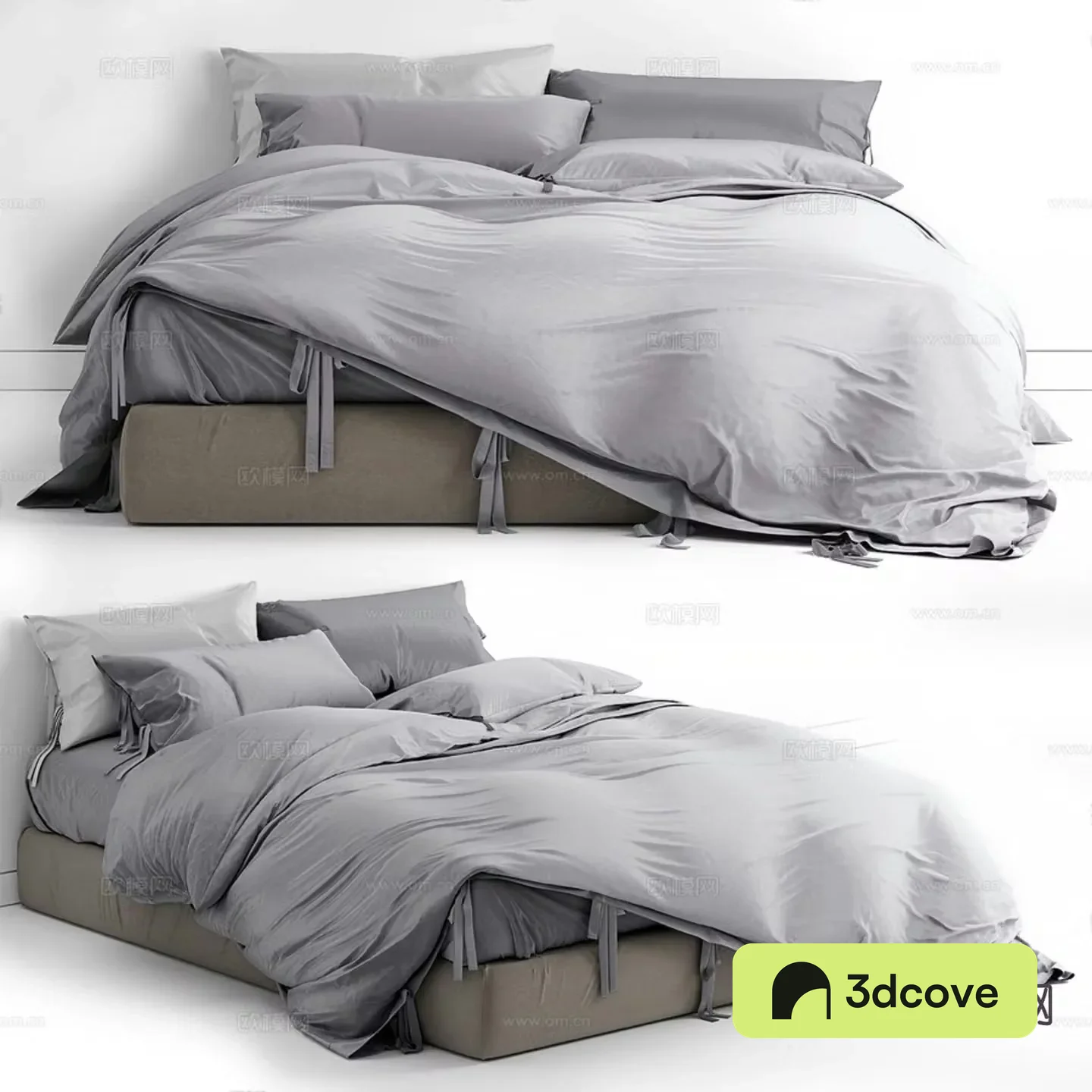 Modern double bed