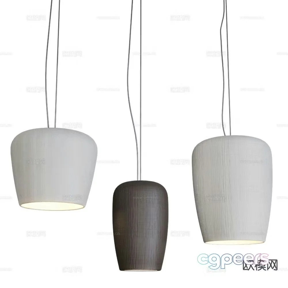 ELITE modern small chandelier 3d model