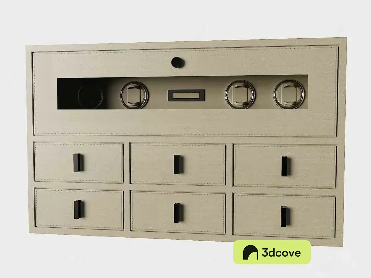 Gray Storage Unit