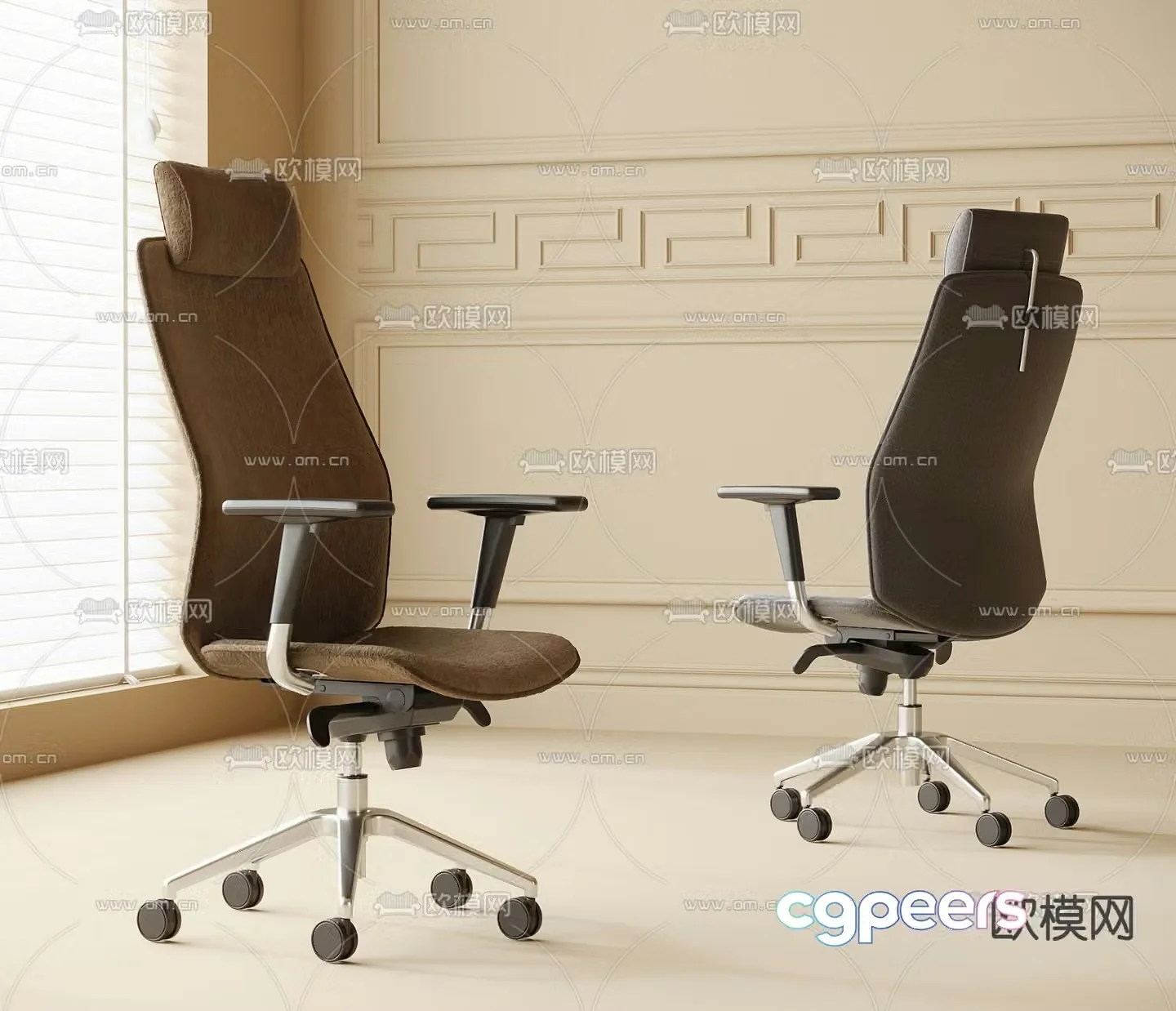 Office chair conference chair staff chair 3d model