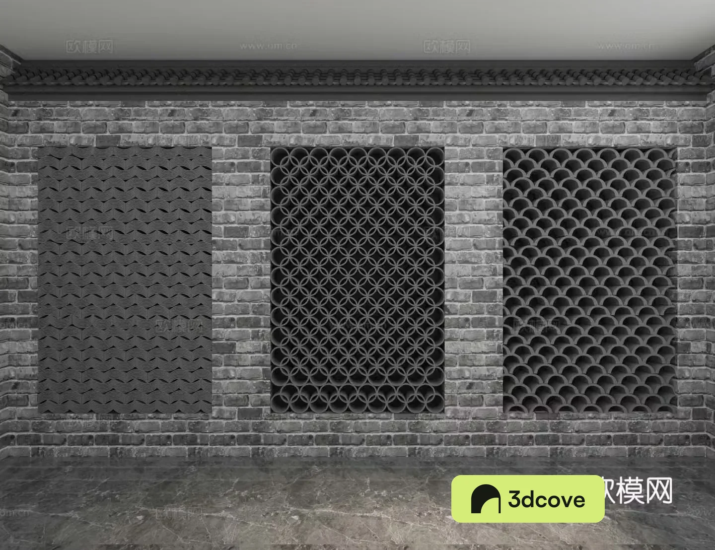 Modern background wall