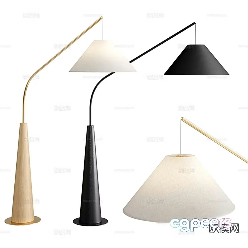 Modern floor lamp 3d model