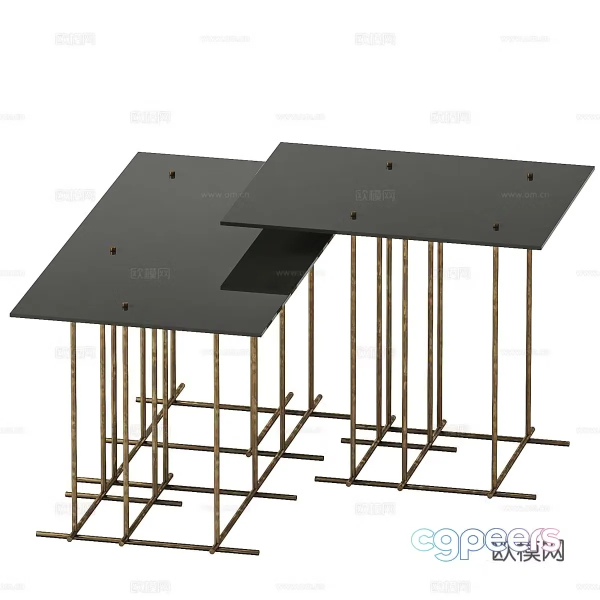 Coffee table casual table tea table 3d model