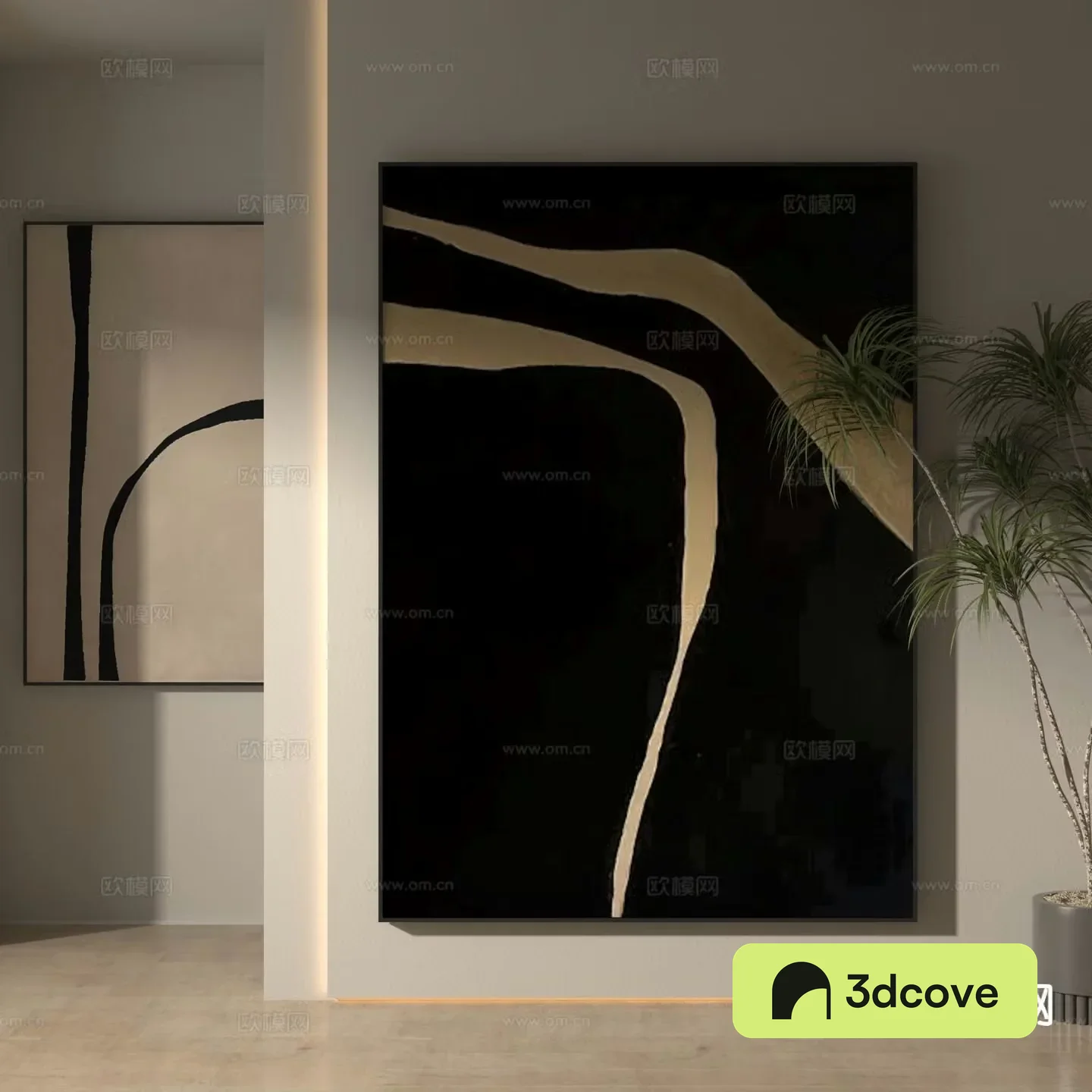 Wabi-sabi style hanging painting decorative hanging painting abstract painting