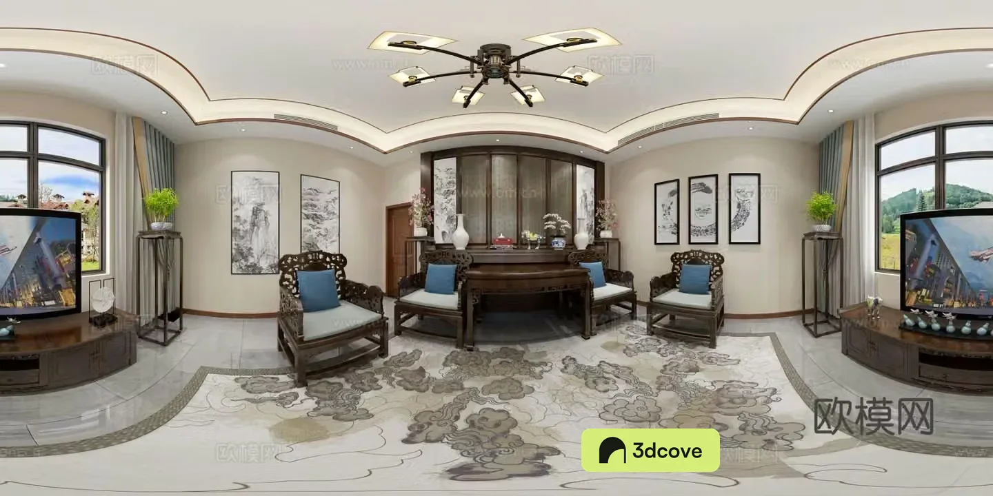 New Chinese style nave CR panoramic
