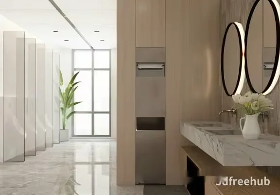 Modern Bathroom Vanity 3D Model – 20832 – VRAY Render