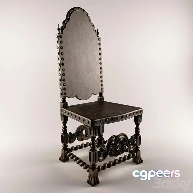 3ds Max Free – Chair gothic style