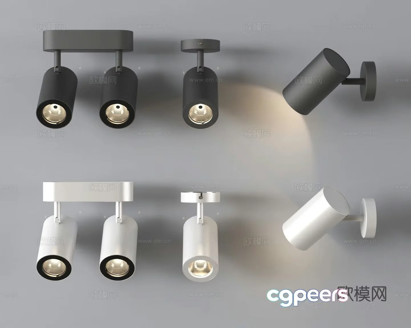 spotlight downlight 3d model