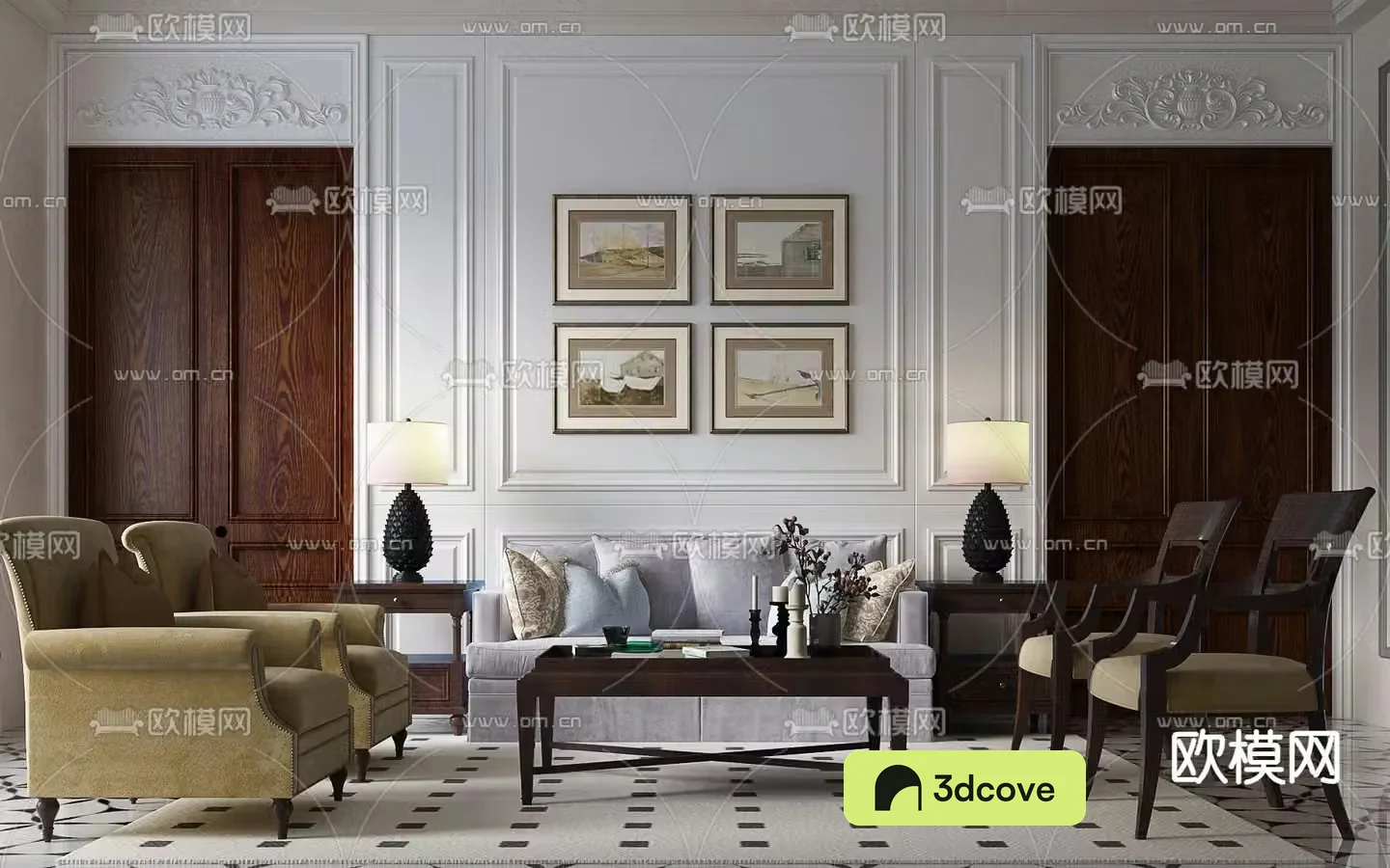 American sofa