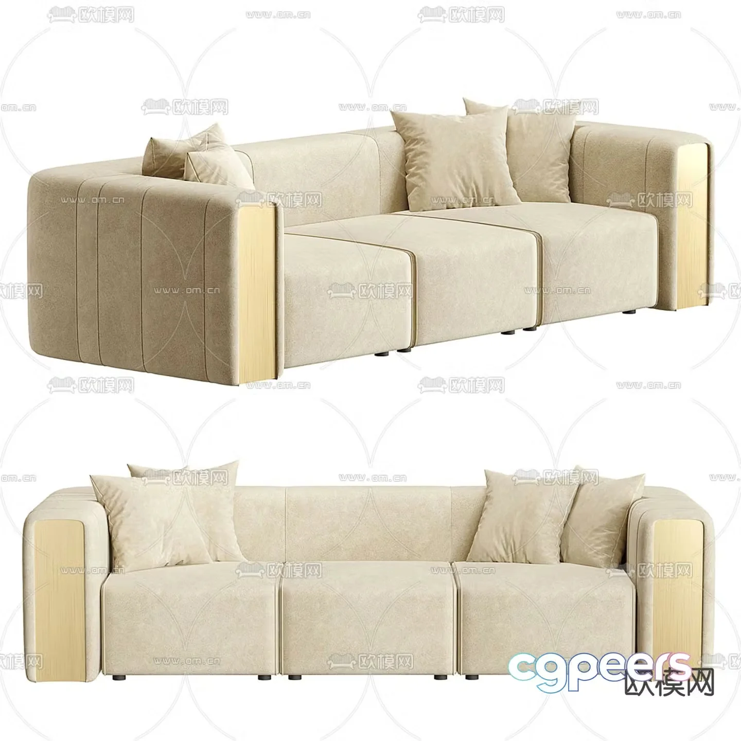 Leisure sofa 3d model