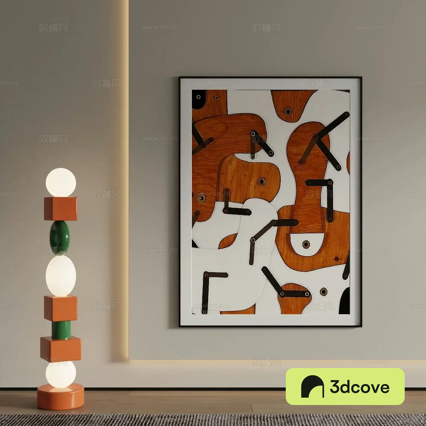 Modern decorative painting Texture painting