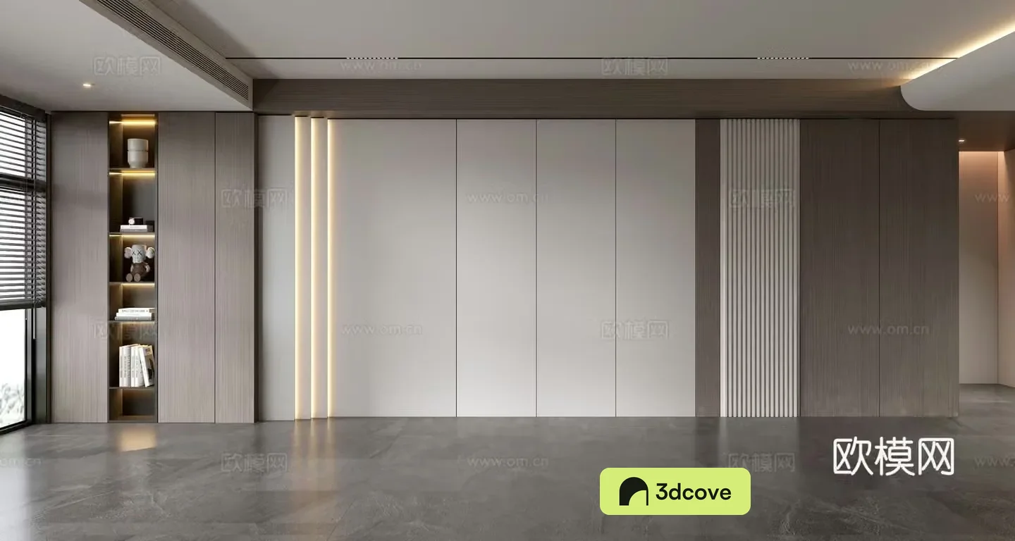 Modern sofa background wall