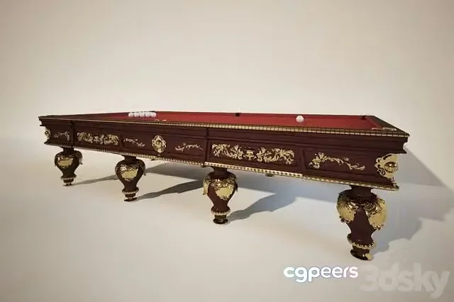3ds Max Free – Classic billiard table