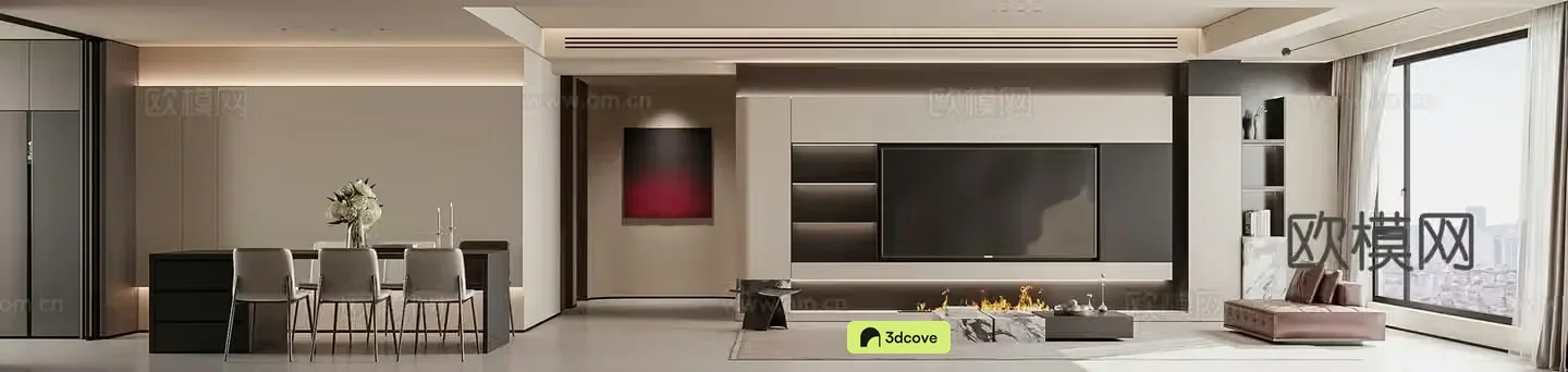 Modern Italian dining room