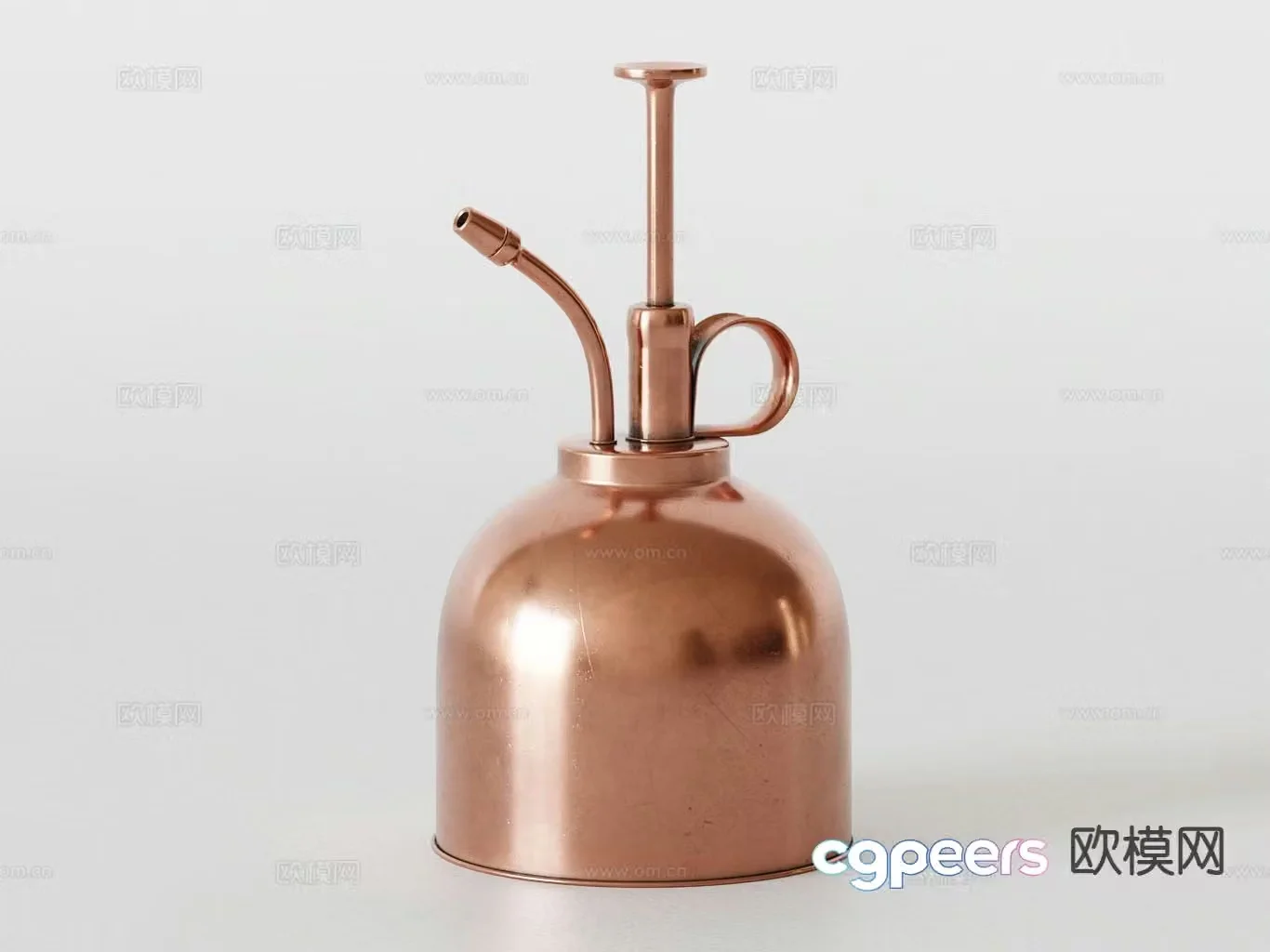 Medieval style oil pot teapot 3d model
