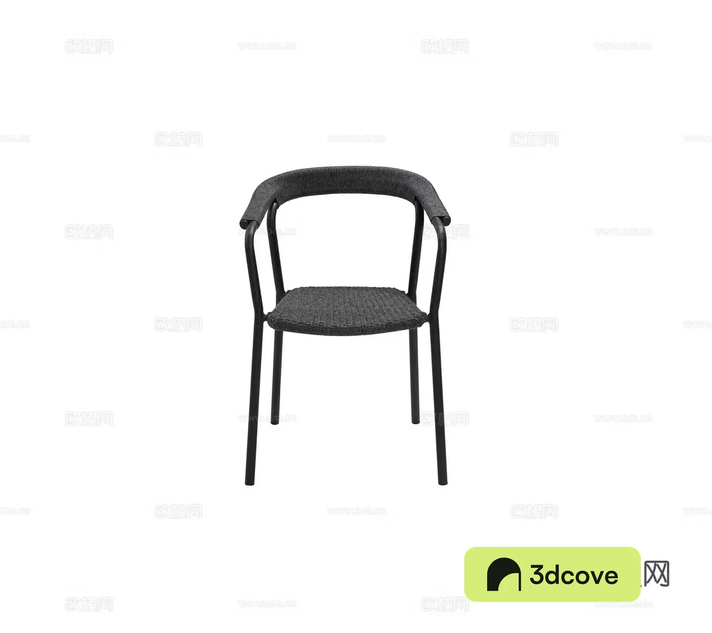 Modern outdoor chair Single chair Metal chair Dining chair Leisure chair combination