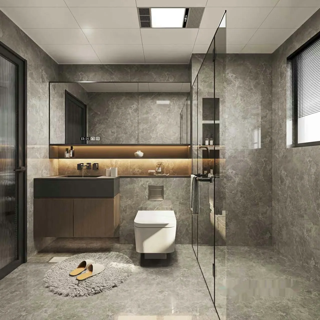 Modern Bathroom 3D Model – 21646 – CORONA Render