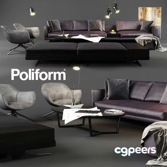 3ds Max Free – Italian furniture Set 04